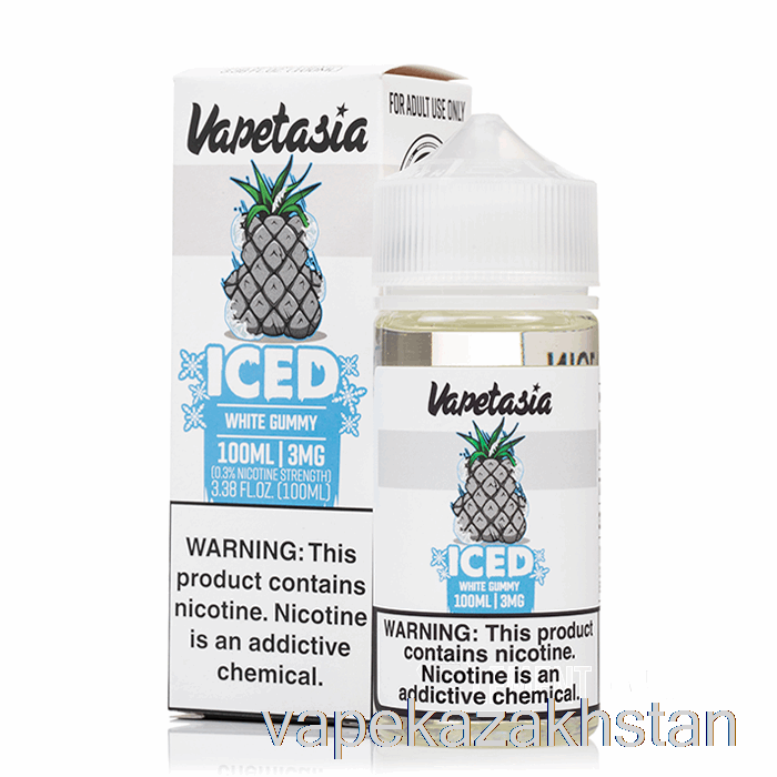 Vape Kazakhstan ICED White Gummy - Vapetasia - 100mL 3mg